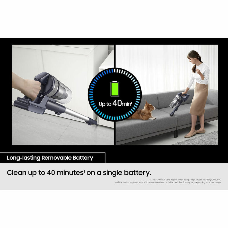 Samsung Jet 65 Pet Max cordless vacuum teal silver (British brand)