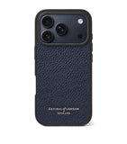 Aspinal of London grained leather iPhone 17 Pro case - British product