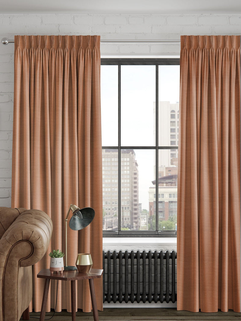 Voyage Maison rust brown made to measure curtains, UK version