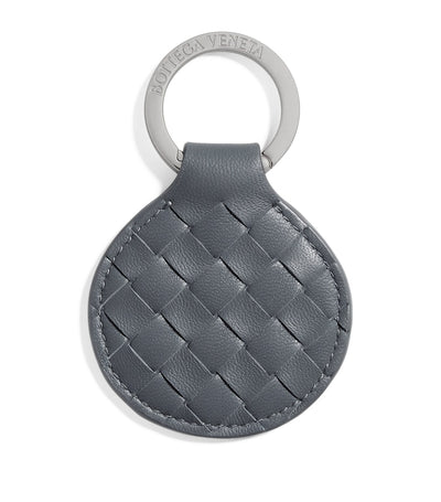 Harrods Bottega Veneta Leather Intrecciato Piccolo Keyring- Buy online at McGrocer