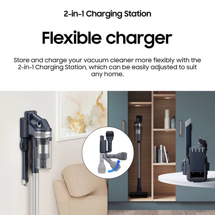 Samsung cordless vacuum cleaner Jet 60 Turbo (British brand)