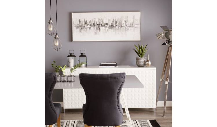 Art for the Home New York painted framed canvas 120x50cm - British product