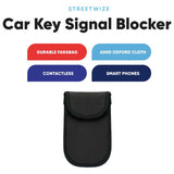 Streetwize car key signal blocking pouch black double pack, UK version