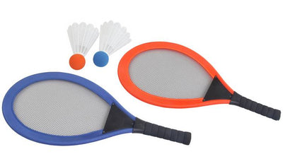 Argos Chad Valley Racket, Tennis Ball and Badminton Set- Buy online at McGrocer