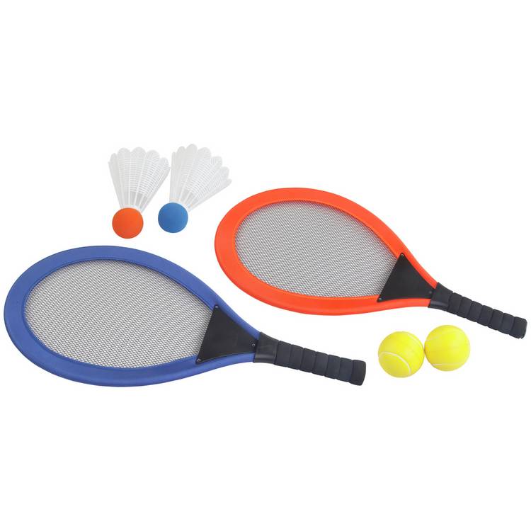 Chad Valley racket tennis ball and badminton set, imported from the UK