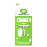 Juice 20W Lightning charger with integrated cable (British brand)