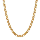 Revere 9ct gold plated curb chain necklace 20 inch, UK version