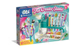 Clementoni Pen Creator Studio craft kit with pom poms and gems (British brand)