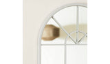 Habitat grey windowpane arch wall mirror 70x40cm - British product