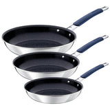 Tramontina ceramic fry pan set 3 piece 20-30cm (British brand)