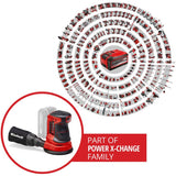 Einhell cordless orbital sander 18V Power X-Change - British product
