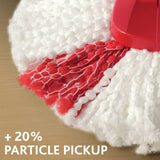 Vileda 2-in-1 microfibre turbo mop head pack of 2, UK version