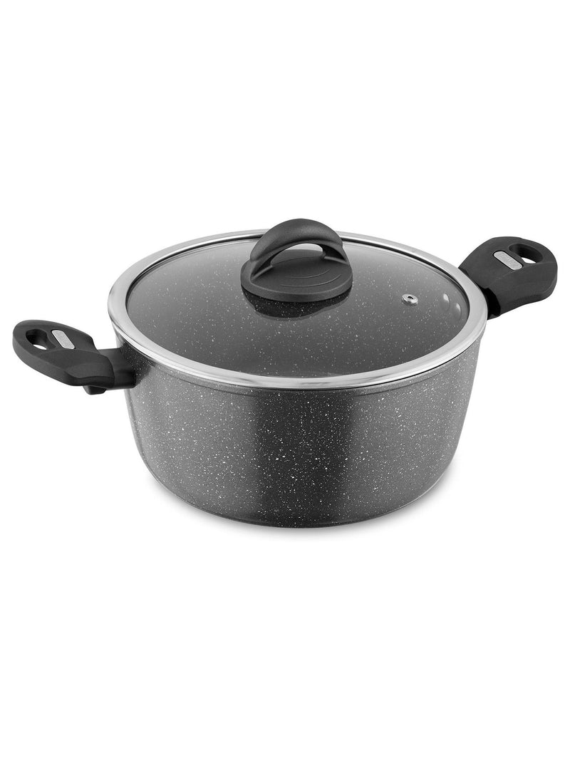 Tower Grey 24cm casserole pot with Cerastone coating (British brand)
