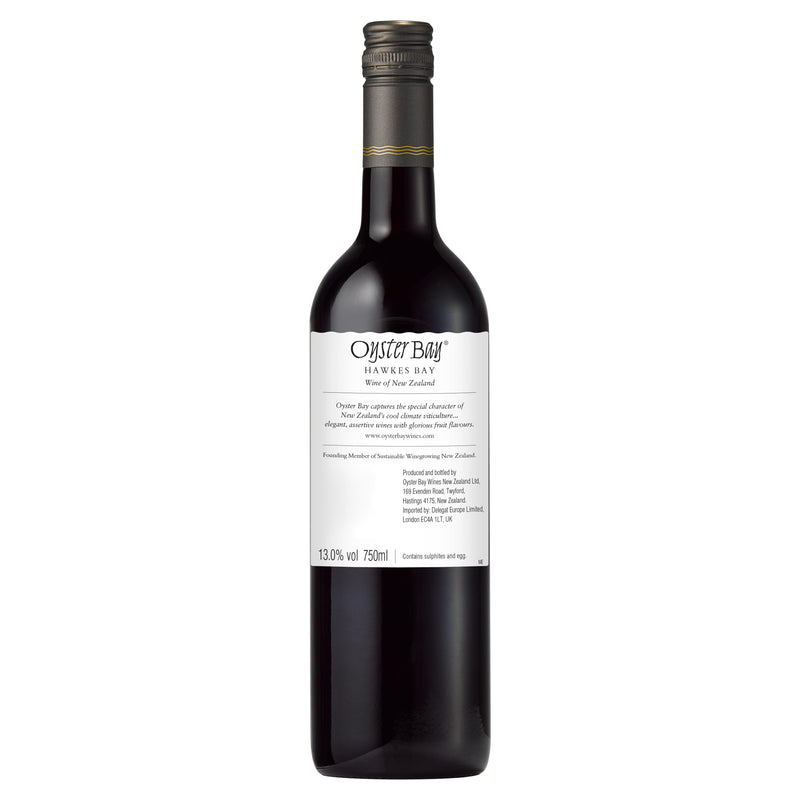 Oyster Bay Merlot red wine 75cl, UK version