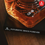 Atari CX-10 decanter set with whiskey glasses, imported from the UK