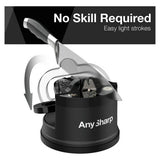 AnySharp black knife sharpener, imported from the UK