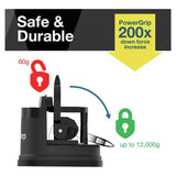 AnySharp black knife sharpener, imported from the UK