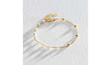 Argos Revere 9ct Gold Plated Silver Synthetic Pearls Bracelet 20cm- Buy online at McGrocer