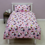 Hello Kitty pink kids bedding set single - British product