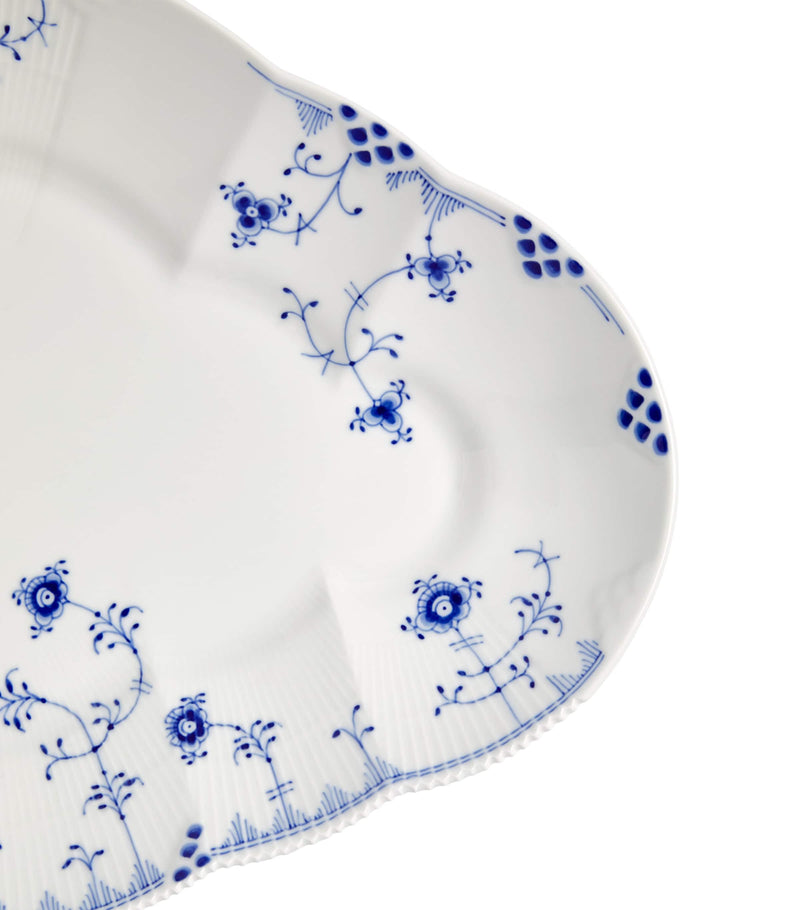 Royal Copenhagen Blue Elements porcelain dish 46cm, imported from the UK