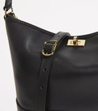 Sandro Paris small leather bucket bag, UK version
