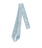 Pucci rhinestone-embellished printed twill scarf 160cm x 5cm - British product