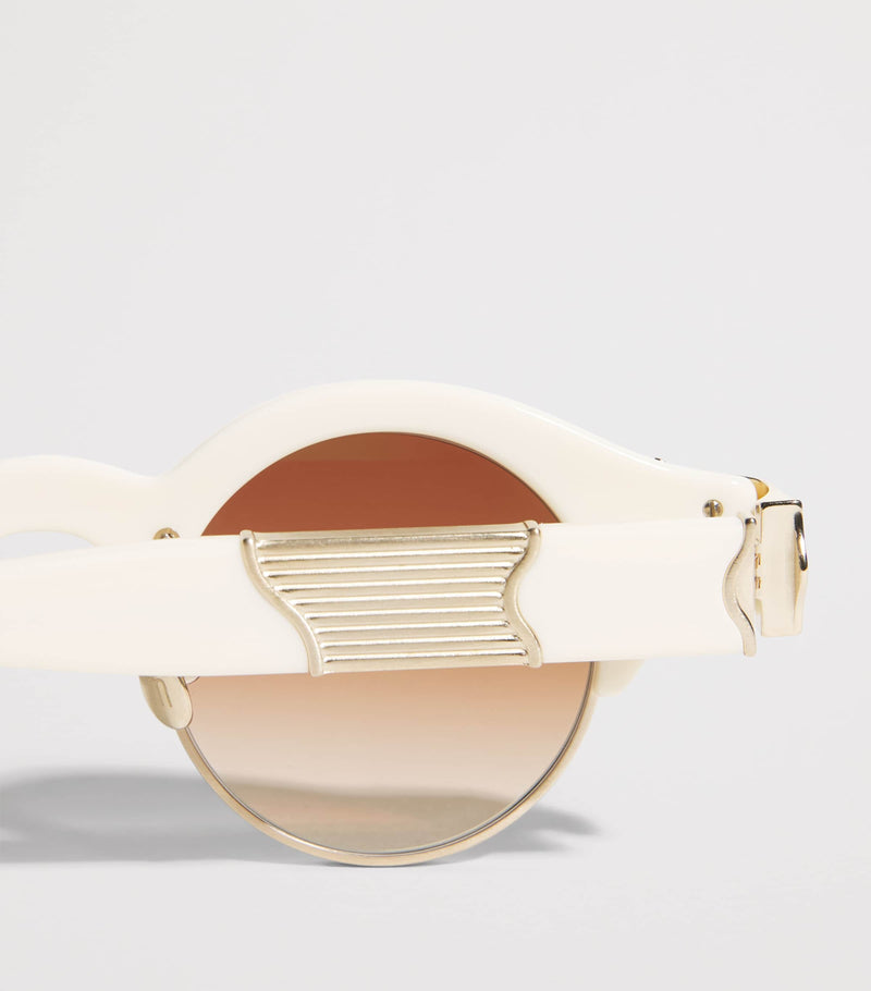 Matsuda round sunglasses 10605H - British product