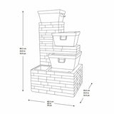 Brick tiered outdoor fountain with warm LEDs 86cm (British brand)