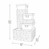 Brick tiered outdoor fountain with warm LEDs 86cm (British brand)