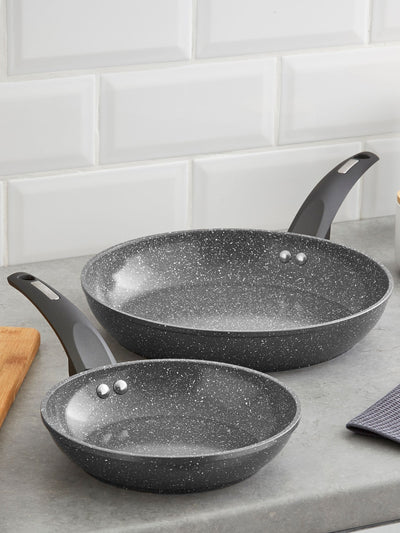 Next Tower Grey 2 Piece Frying Pan Set 20cm 28cm- Buy online at McGrocer