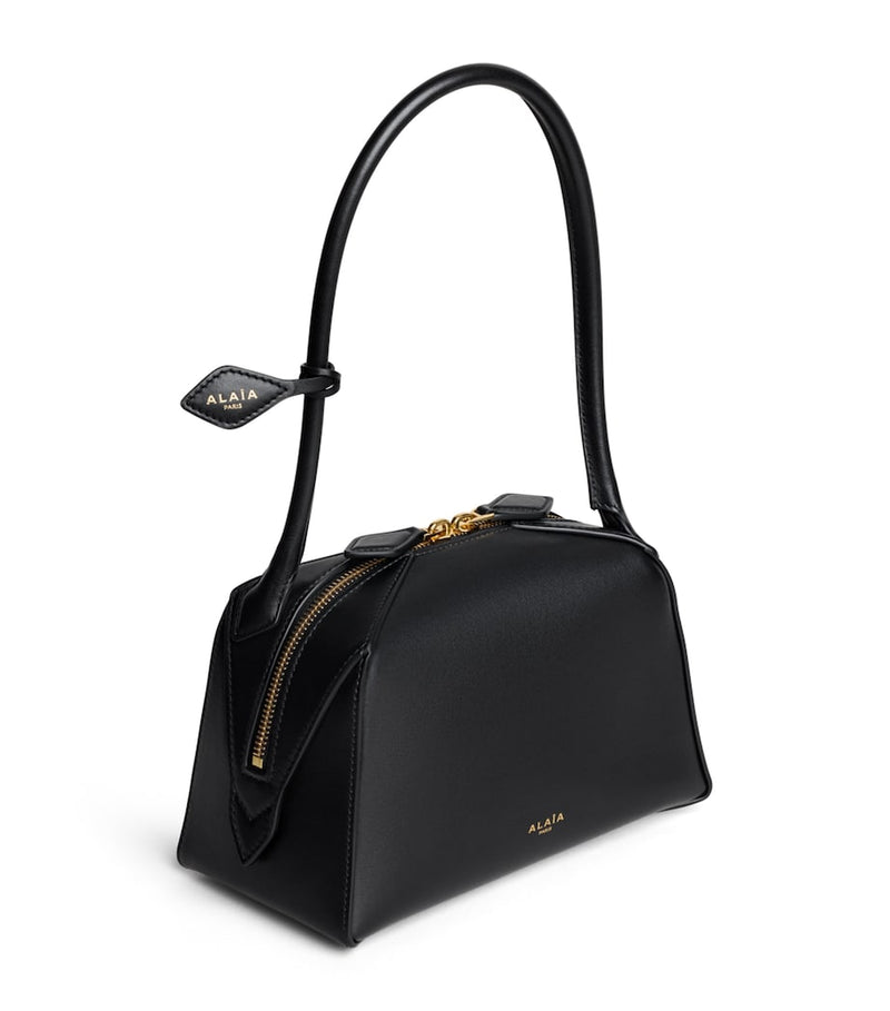 Alaïa small leather Le Bouledogue shoulder bag calfskin - British product