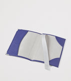 Leather Passport Cover with Silver-Tone Hardware, Approx. 13cm x 9cm