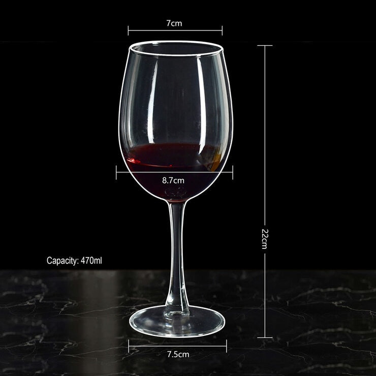 Wine glass set 470ml 18 pack (British brand)