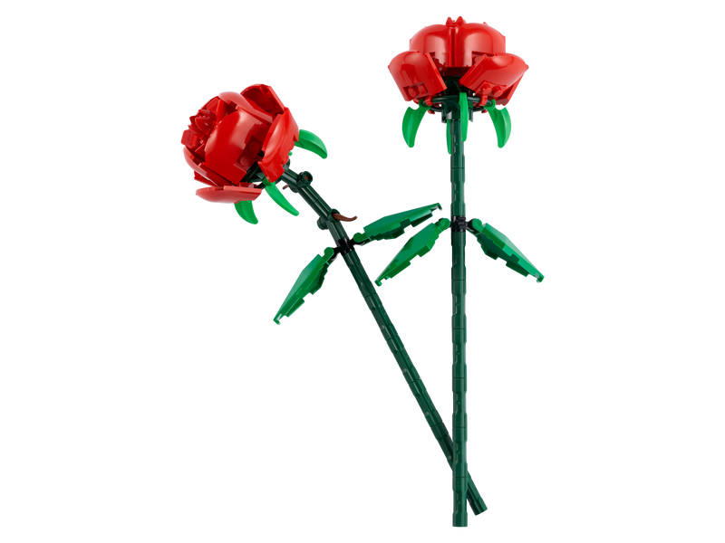 LEGO Roses Red Flower Set 120 Pieces, imported from the UK