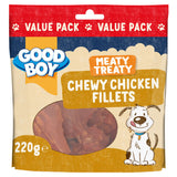 ASDA Good Boy Meaty Treaty Chewy Chicken Fillets Dog Treats 220g- Buy online at McGrocer