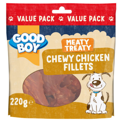 Good Boy chicken fillets dog treats 220g, UK version