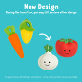 Good Boy squeaky dog toy vegetable shapes, UK version