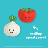 Good Boy squeaky dog toy vegetable shapes, UK version