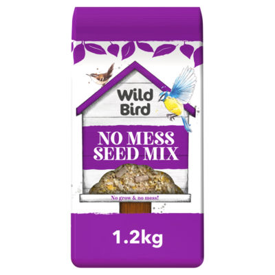 Wild Bird No Mess Seed Mix 1.2kg bag (British brand)