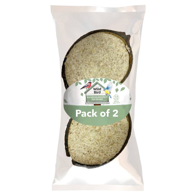 Spectrum Brands wild bird food coconut fat feast twin pack (British brand)