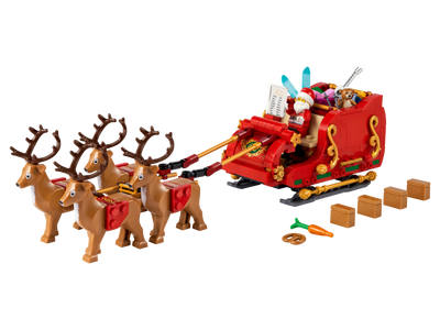 Lego LEGO Santa's Sleigh Christmas Building Set 30cm Long- Buy online at McGrocer
