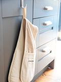 Masterclass Cream Deluxe double oven gloves, imported from the UK