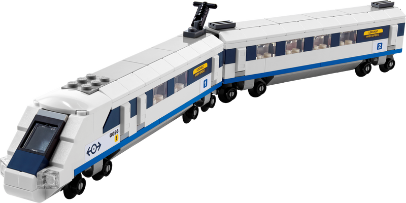 LEGO High-Speed Train Building Set 284 Piece, UK version