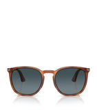 Persol acetate round sunglasses with keyhole bridge, UK version