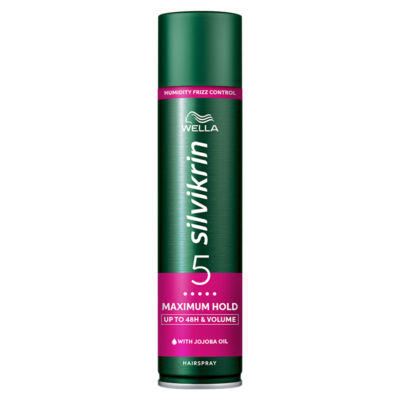 Wella Silvikrin Maximum Hold hairspray 400ml (British brand)