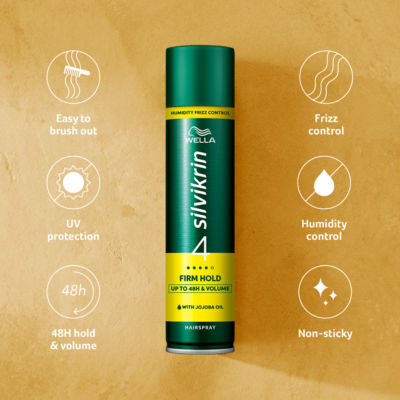 Wella Silvikrin Firm Hold Hairspray 400ml (British brand)