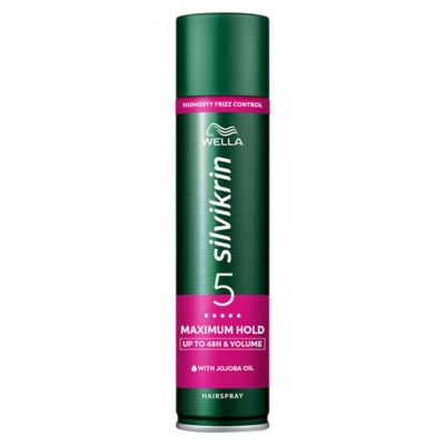 Silvikrin Maximum Hold Hairspray 250ml (British brand)