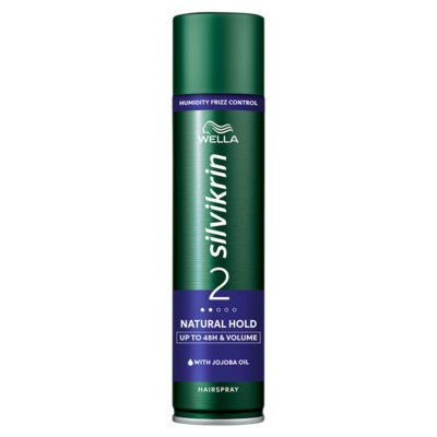 Silvikrin natural hold hairspray 250ml, UK version