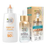 Superdrug Garnier Glow Duo Self-Tan Drops SPF 50 Vitamin Cg 40ml 30ml- Buy online at McGrocer
