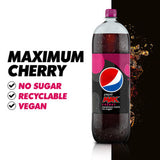 Pepsi Max Cherry sugar-free cola 2L bottle, UK version